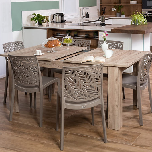 Oscar – tavolo allungabile in legno melaminico