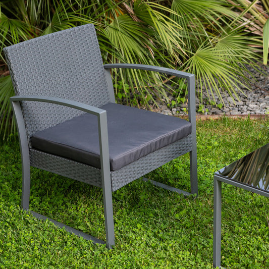 Olbia – set relax da giardino con divano 2 posti e 2 poltrone