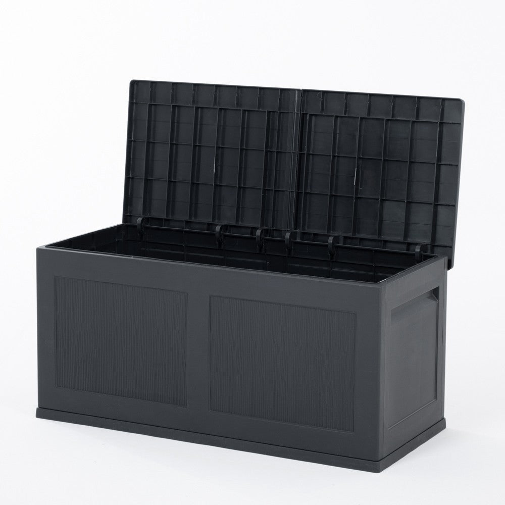 Tok – baule da esterno 300 litri effetto striato con 2 ante