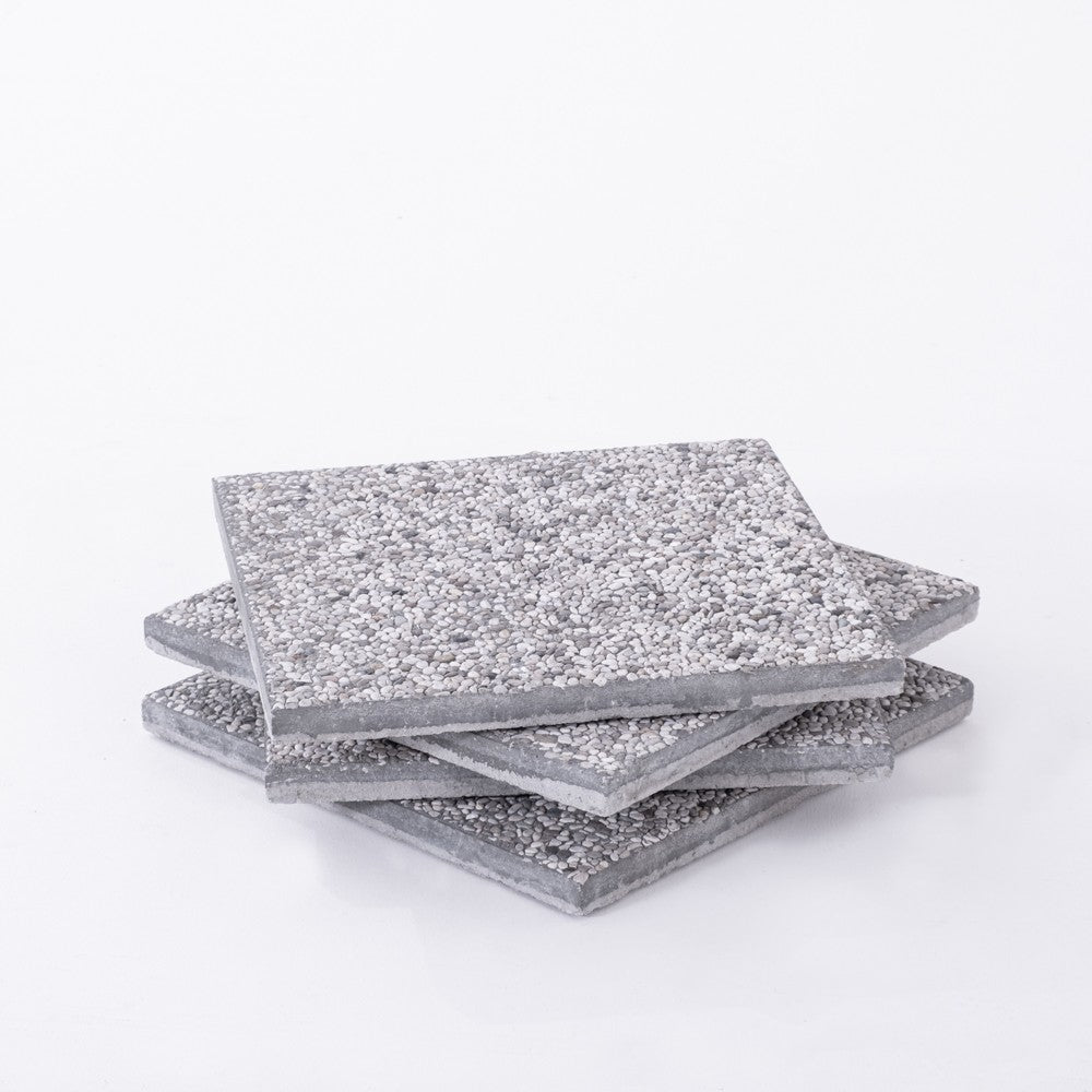 Bora – set 4 piastre in cemento per base ombrellone a braccio
