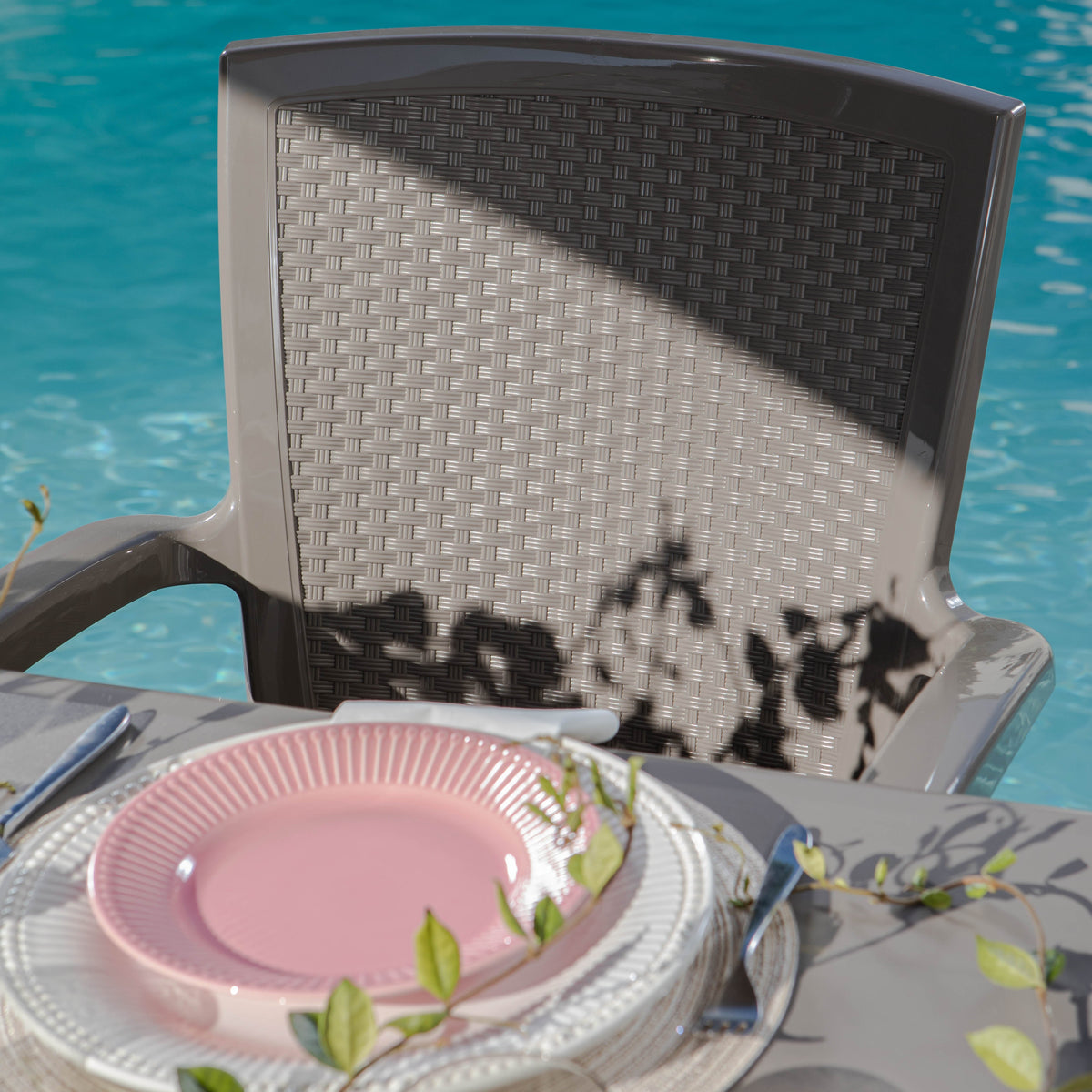 Samuel & Diana set da giardino con tavolo 200x95 cm e 6 sedie