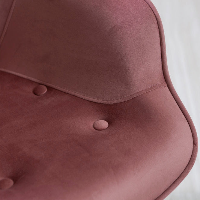 Sissi – poltrona elegante in velluto con poggiapiedi