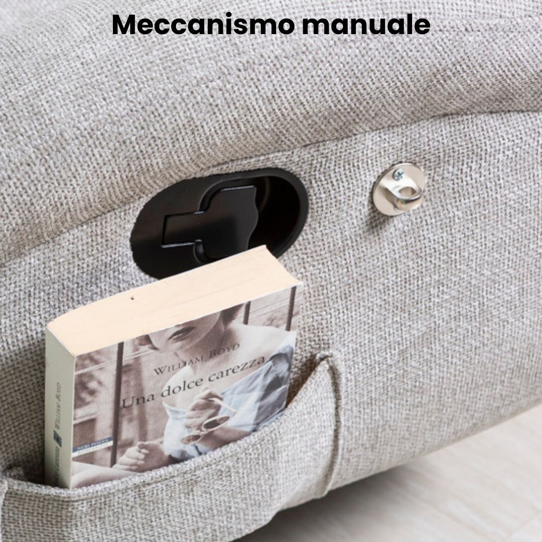 Pina – poltrona relax reclinabile girevole e a Dondolo