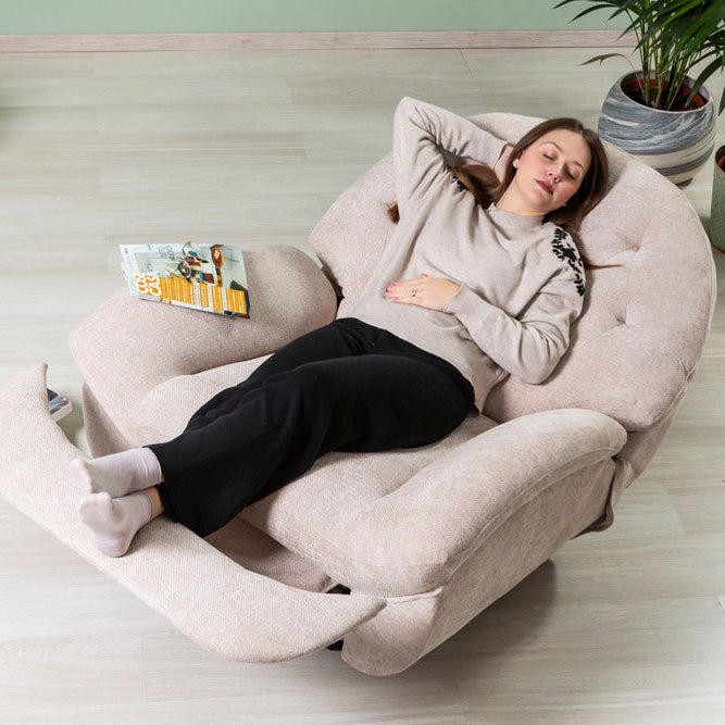 Pina – poltrona relax reclinabile girevole e a Dondolo