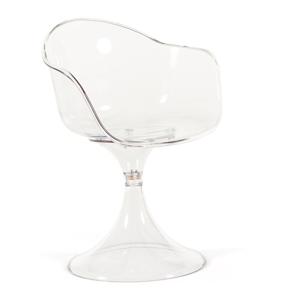 Kiara – sedia in policarbonato con gambe a tulip