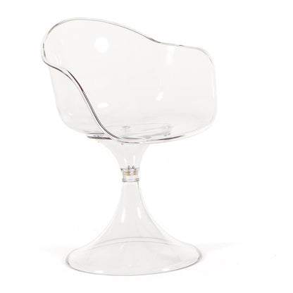 Kiara – sedia in policarbonato con gambe a tulip