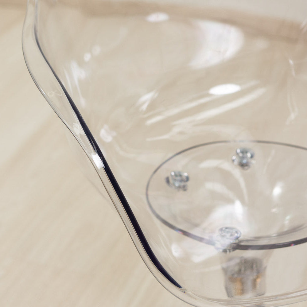 Kiara – sedia in policarbonato con gambe a tulip