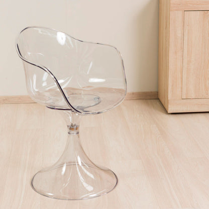 Kiara – sedia in policarbonato con gambe a tulip