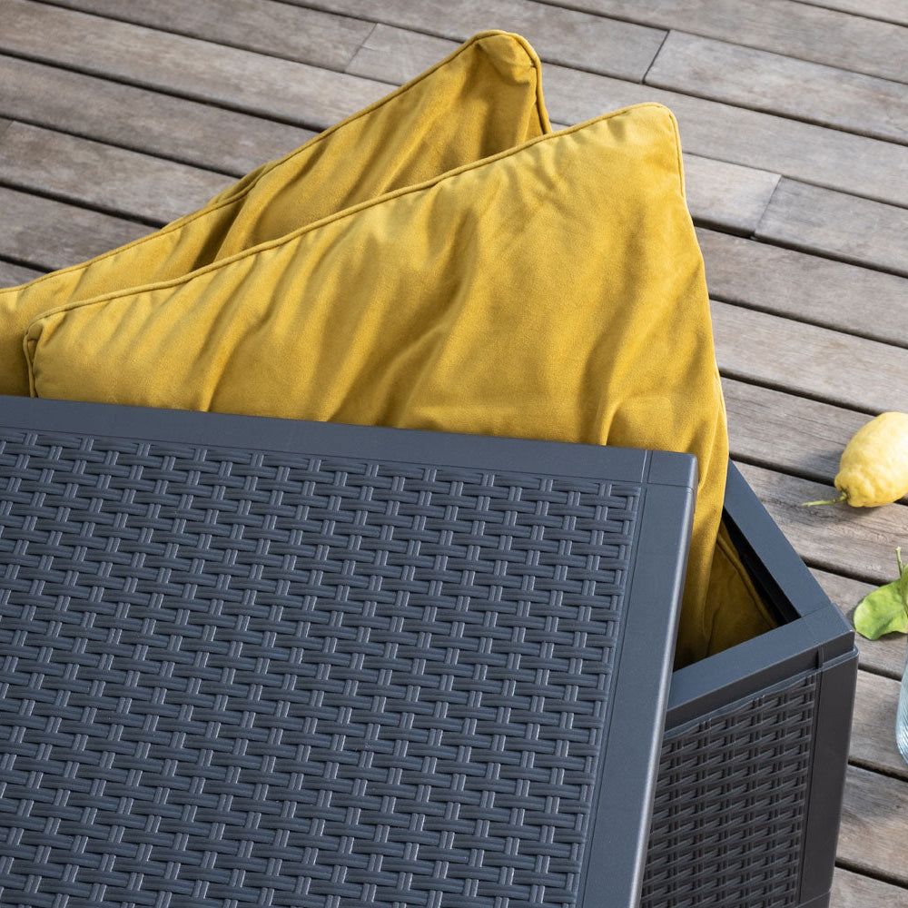 Salina – set relax da giardino in polipropilene effetto rattan