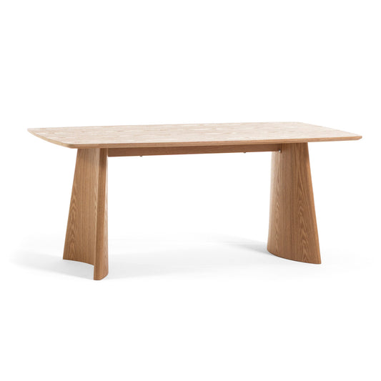 Filippo – tavolo in melaminico effetto legno con gambe curve