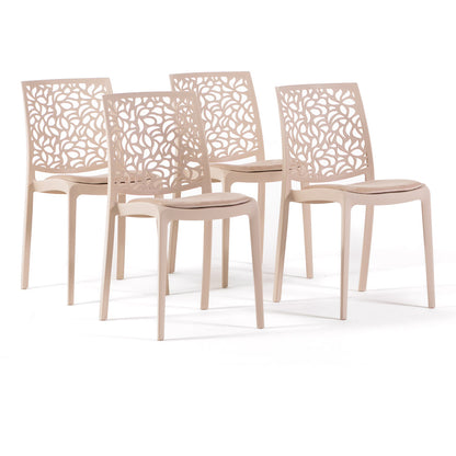 Sedia Anna soft, colore crema, colore crema