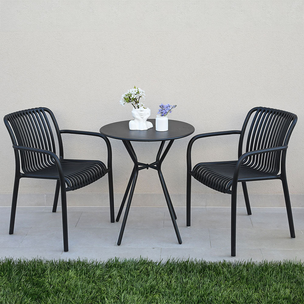 Nathan & Simona set pranzo balcone con tavolino con 2 sedie