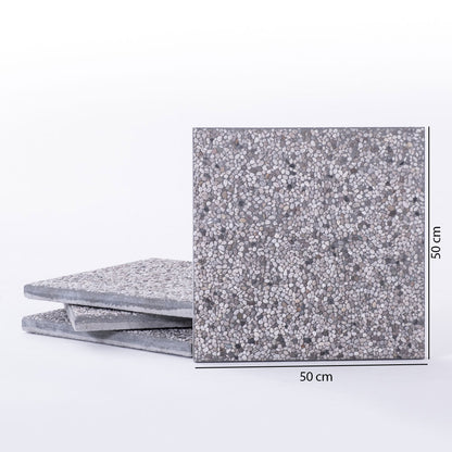 Bora – set 4 piastre in cemento per base ombrellone a braccio