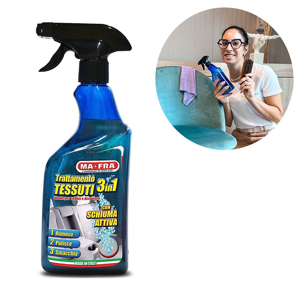 Spray pulizia velluto