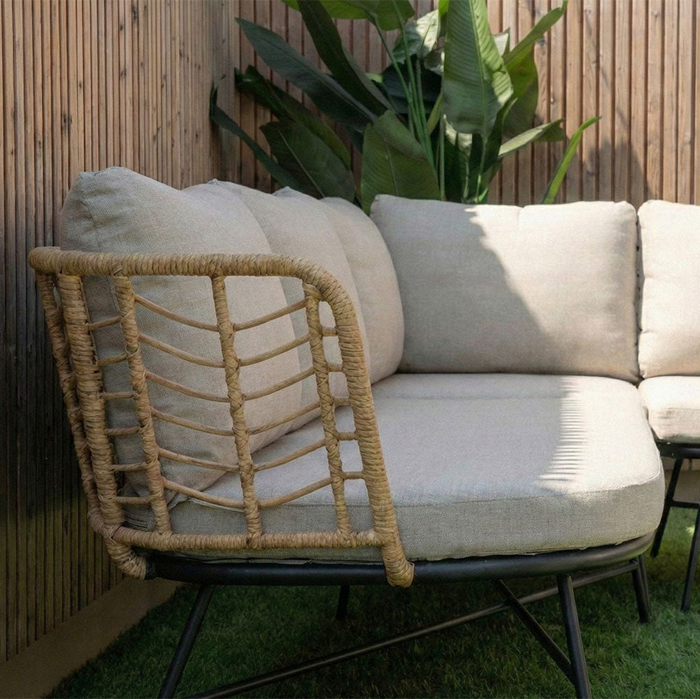 Tivoli Corner – salotto da giardino boho chic per 5 persone