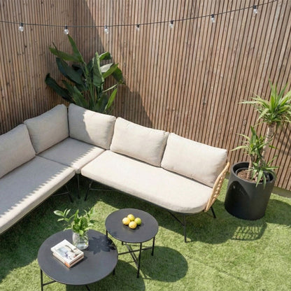 Tivoli Corner – salotto da giardino boho chic per 5 persone